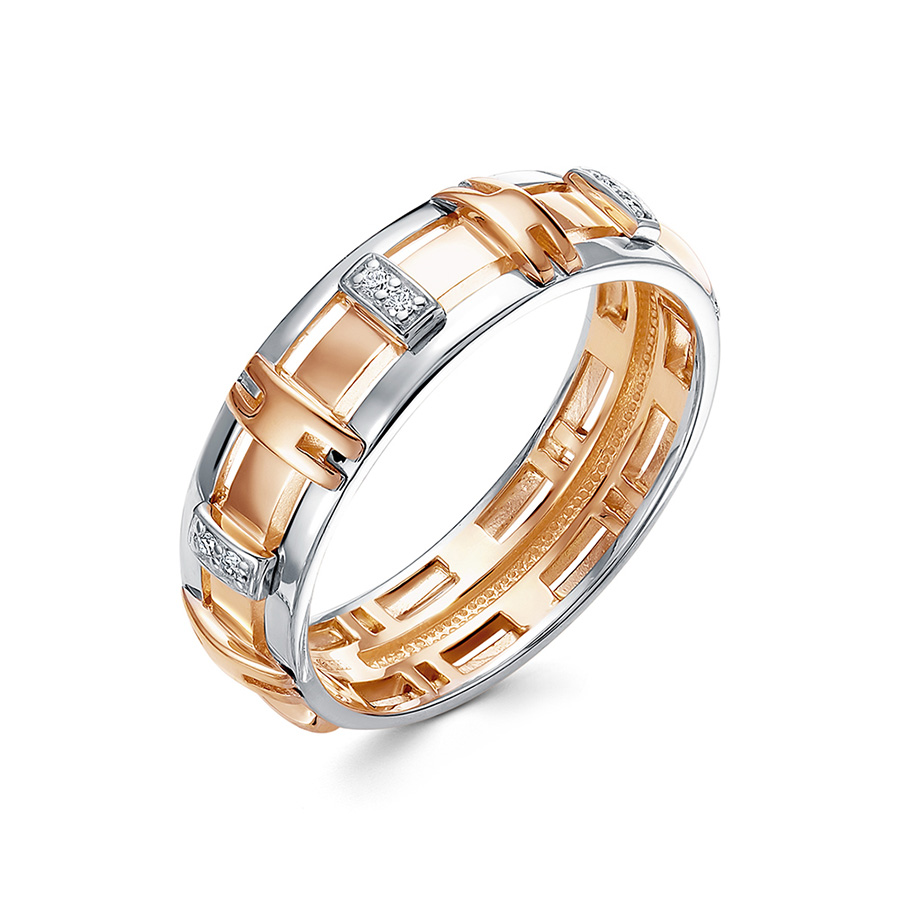Кольцо, золото, бриллиант, 7076-151-00-00